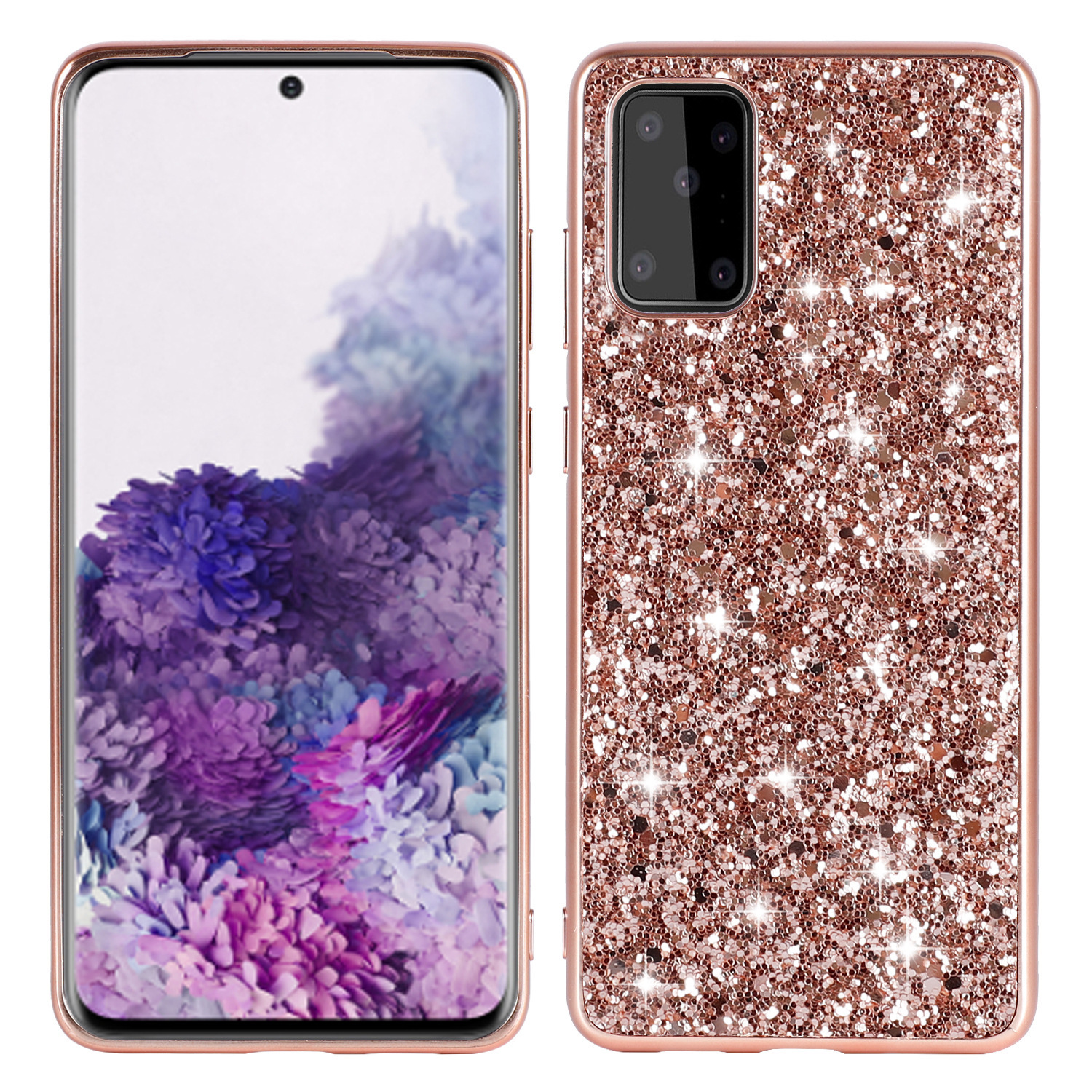 Suitable For S20 Plus Glitter Paste Leather Phone Case - Image 7