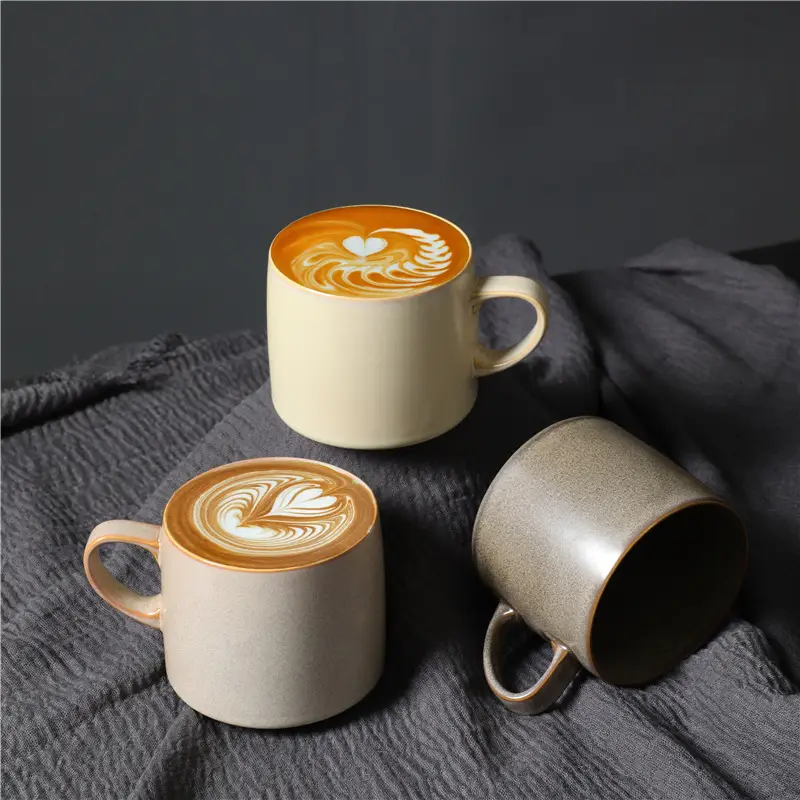 Ceramic Breakfast Good-looking Couple Water Cup Stoneware Coffee
