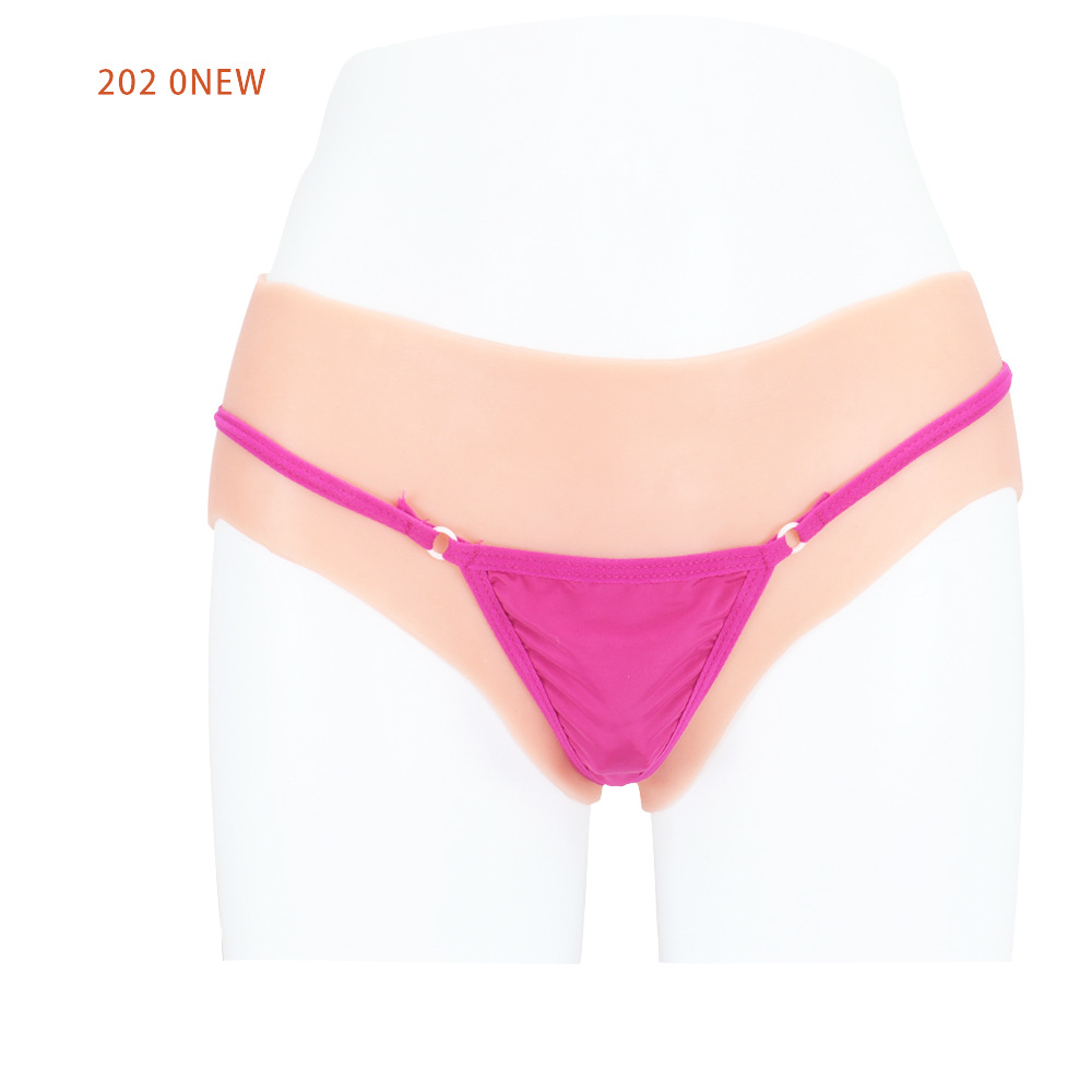 Fake Women's Cross-dressing Silicone Shorts