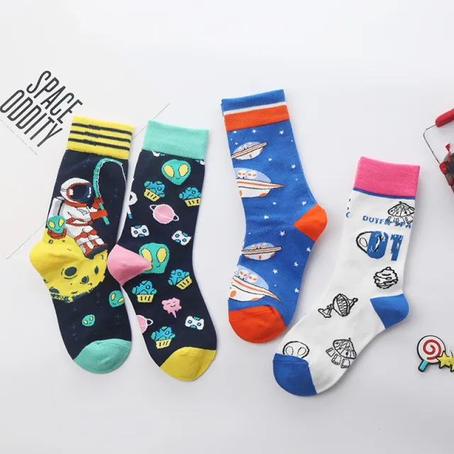 Versatile Student Leisure Warm Athletic Socks Color Planet - Shop at LoveMi