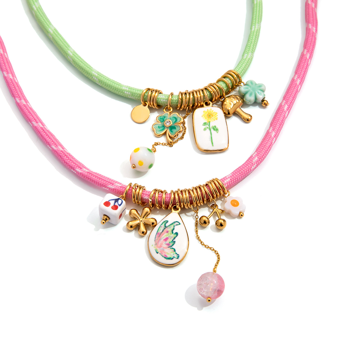 Collier Trèfle à Quatre Feuilles Acier — Chance et Élégance - image 5