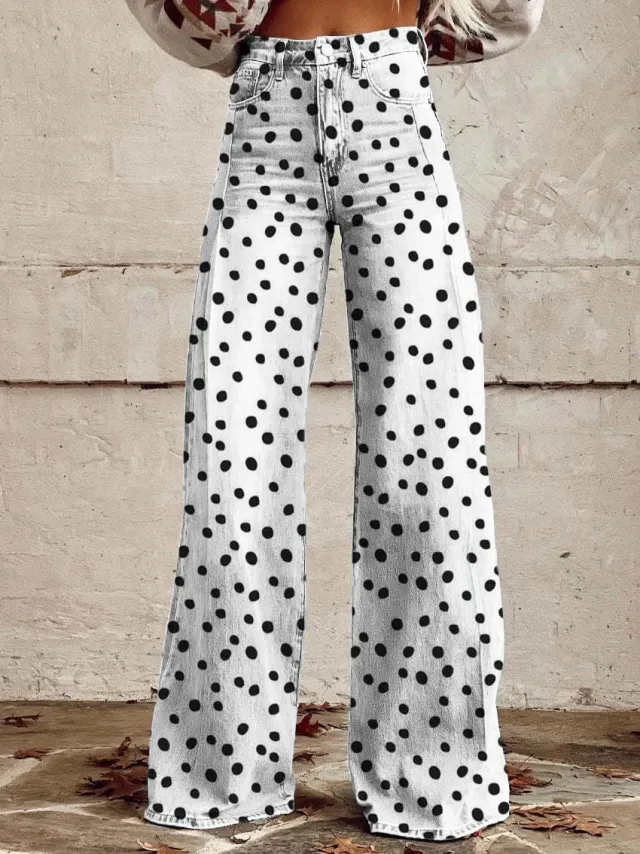 European And American Plus Size Women's Denim Casual Pants 10Figure 5Xl - Shop at LoveMi