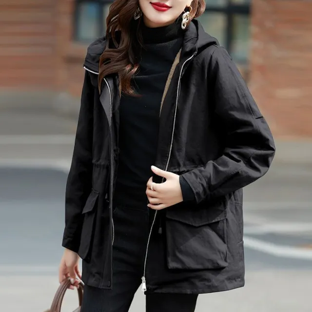 Loose Niche Design Coat For Women Black - Shop at LoveMi