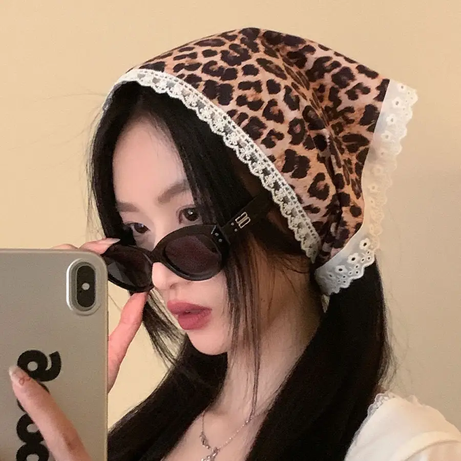 Personalized Lace Headscarf Women's High-grade American Style