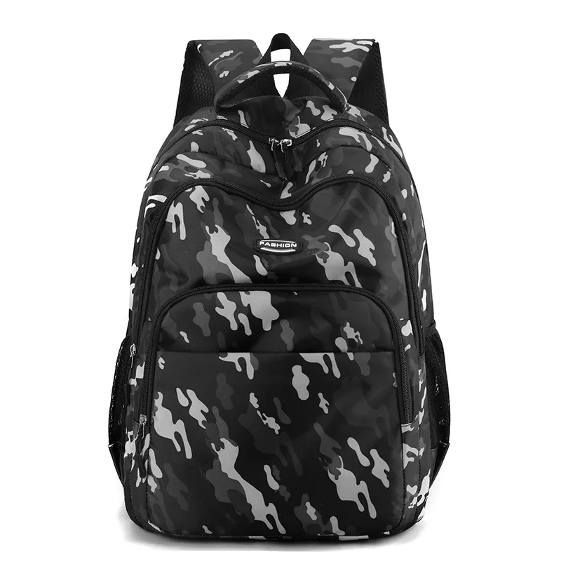 Children's Lightweight Burden Alleviation Spine Protection Backpack - Black