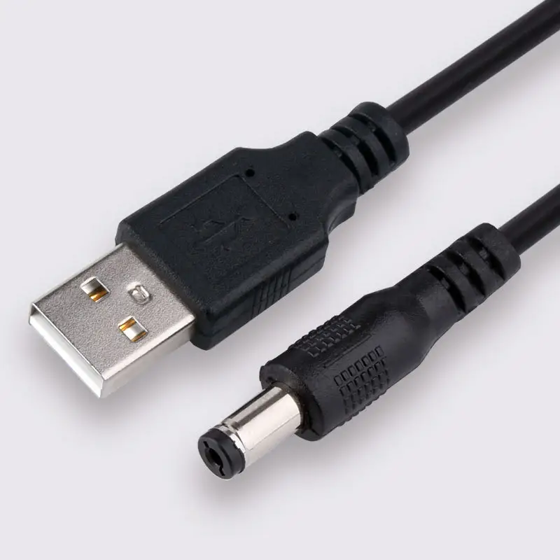 USB To 5521DC Plug DC55 21 Head