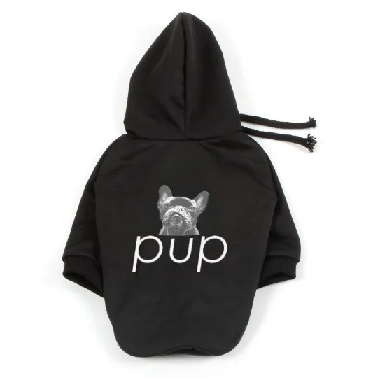 Pet Clothing Dog Hoodie Compared To Bear Cotton Hoodie Black - Shop at LoveMi