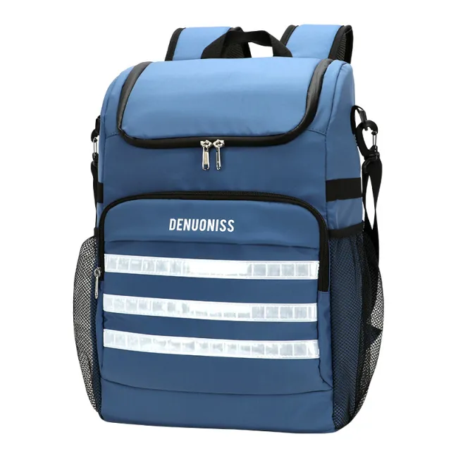 Breathable Beer Bottle Opener Shoulder Bag Mounted Waterproof Heat And Cold Insulation Backpack Blue - Shop at LoveMi