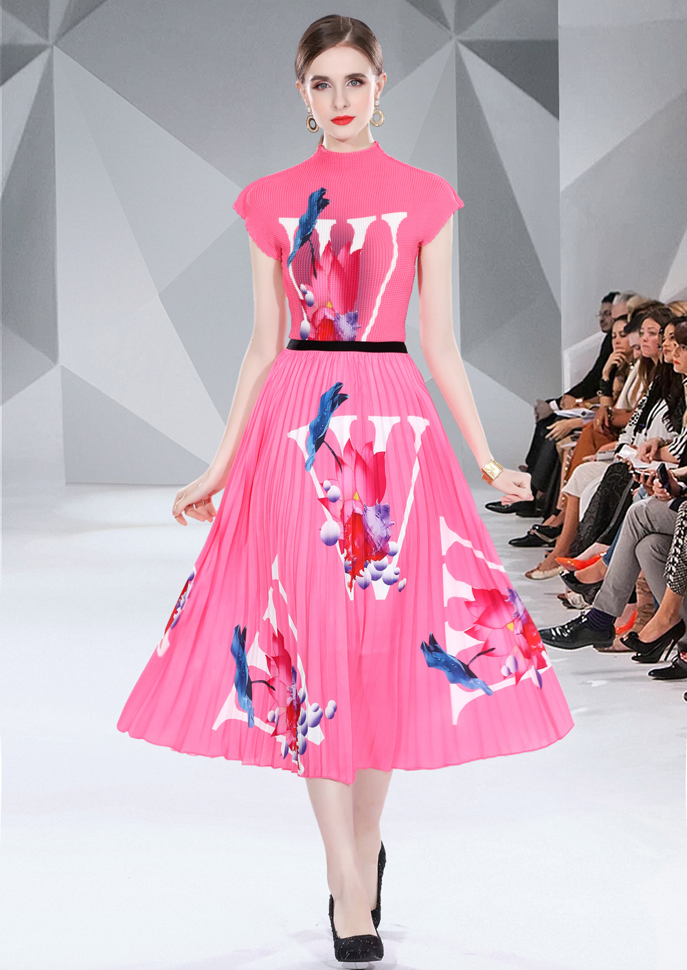 Pleated Two-Piece Skirt Set, picture 5 of 5