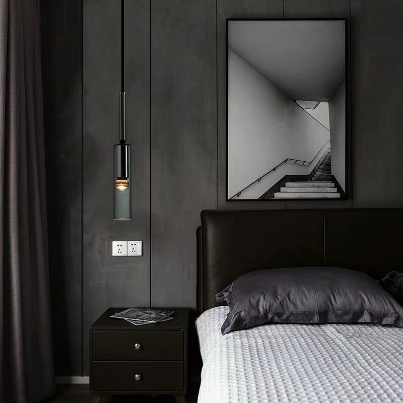 Postmodern Designer Created Wine Bottle Pendant Lamp
