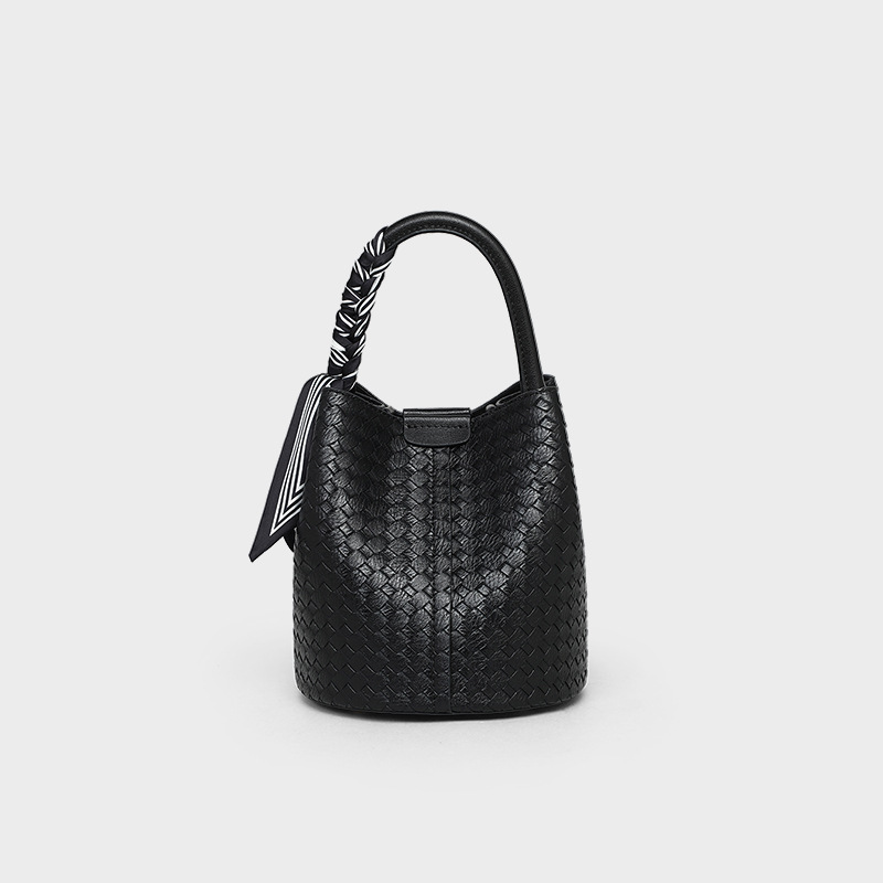 Woven Bucket Crossbody Bag, picture 2 of 5