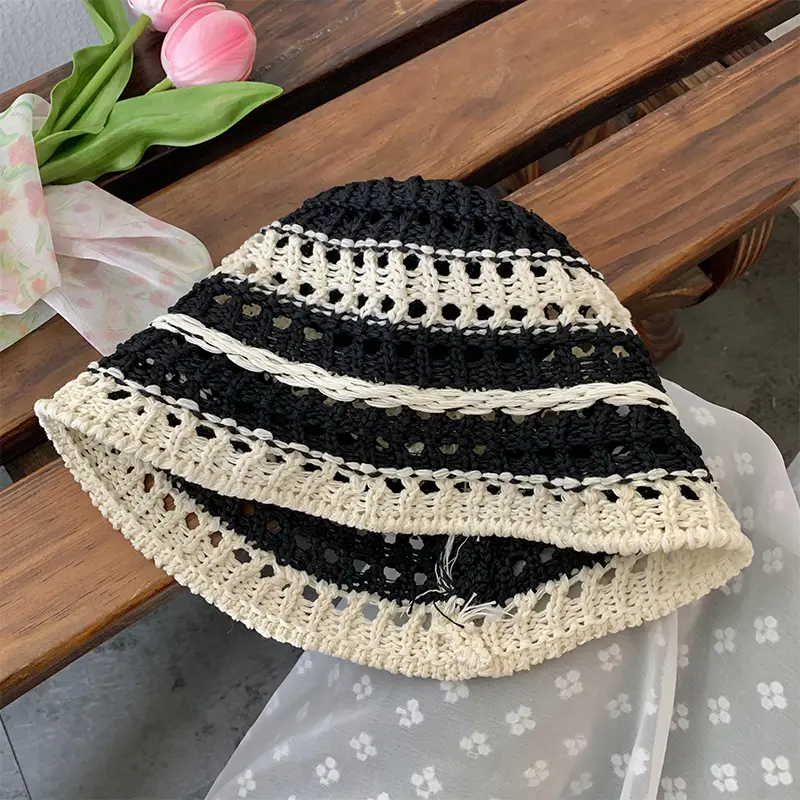 Summer Japanese Face-showing Little Wild Straw Hat Seaside