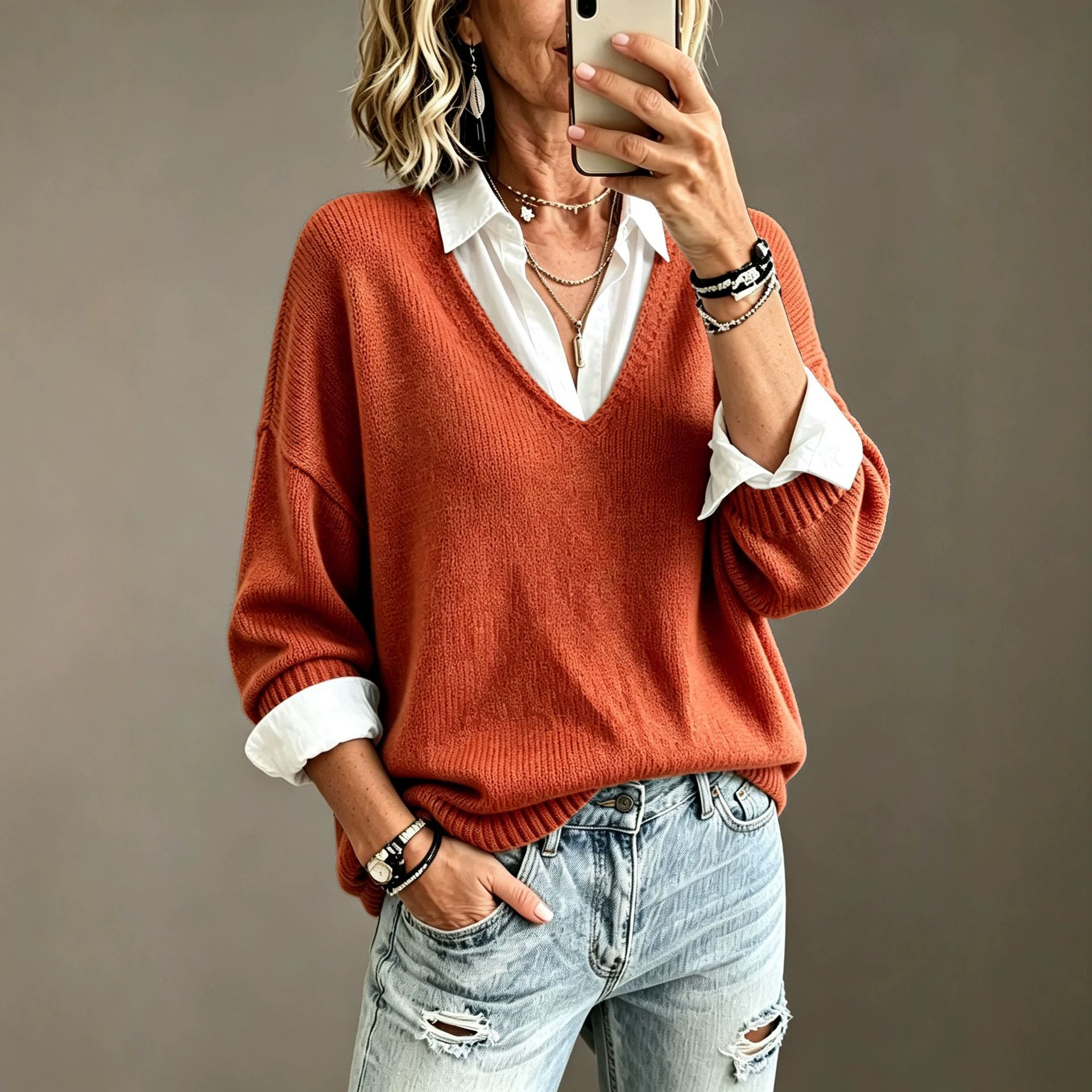 Everyday Casual Elegant Long-sleeve Sweater