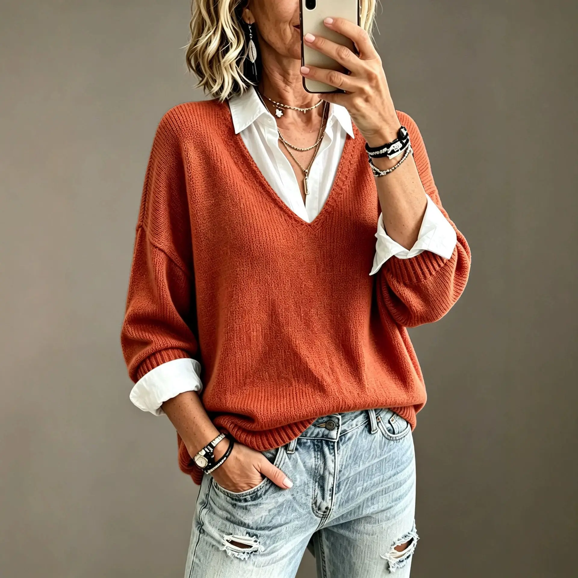 Everyday Casual Elegant Long-sleeve Sweater