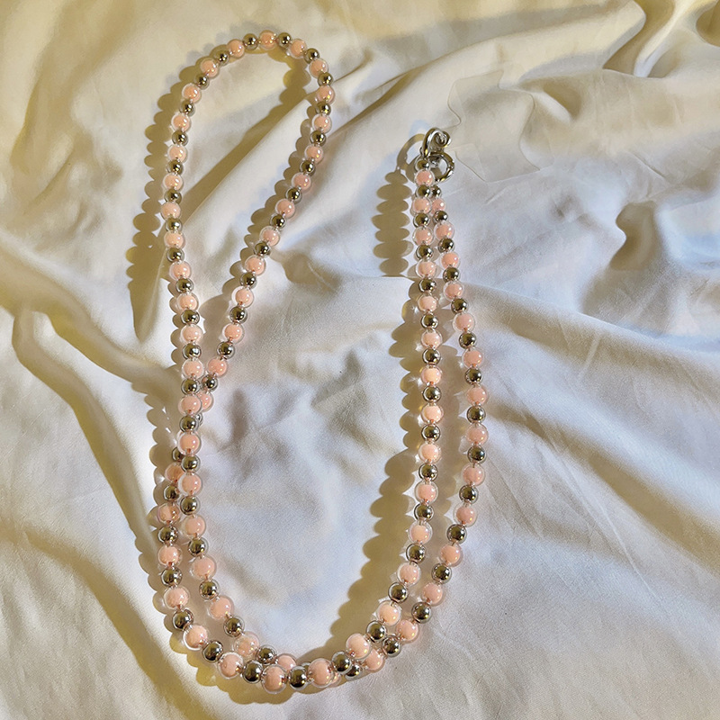 Deep Pink Beads