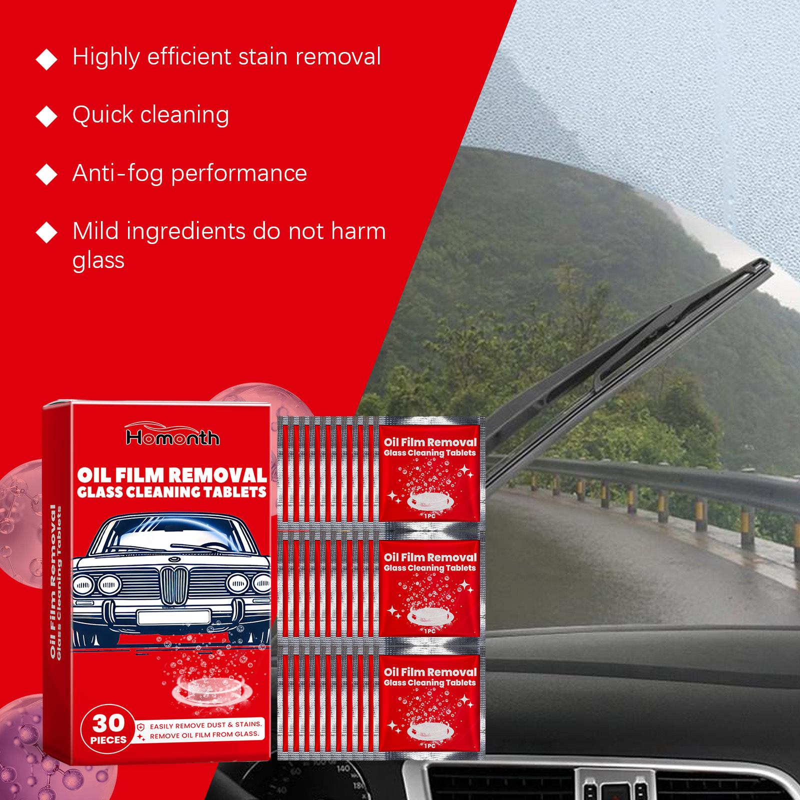 Title 9, Household Car Window Oil Film Cleaning Plate