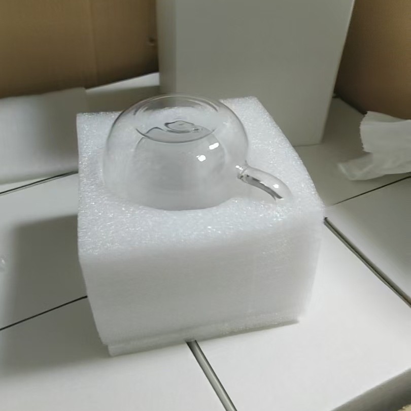 High-borosilicate Glass Clear Mug With A Handle 7