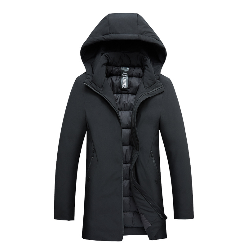 Winter Thickened And Insulated Cotton Coat For Middle-aged And Elderly Dads