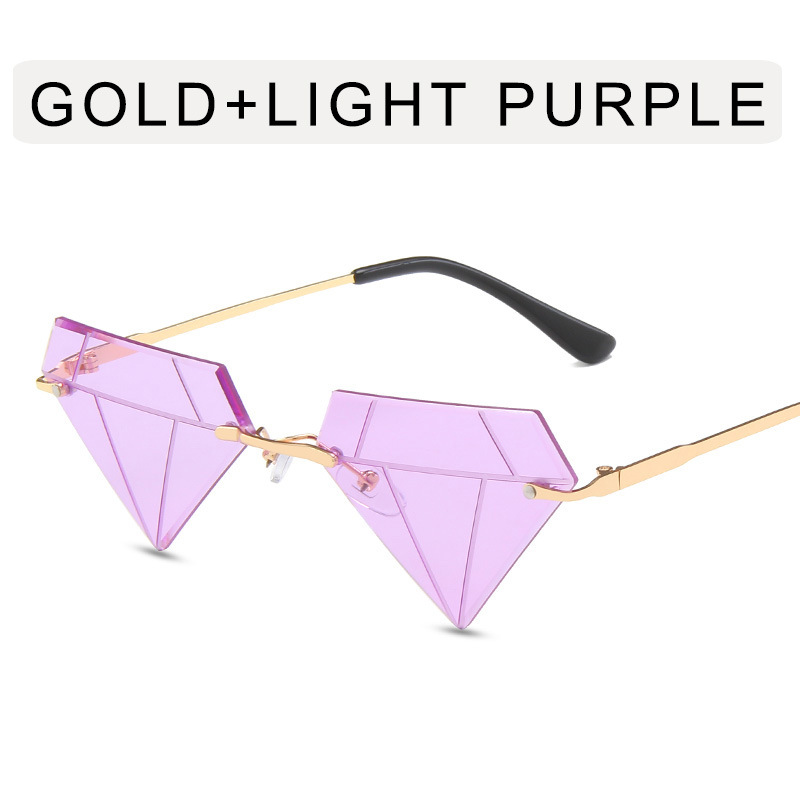 Gold Frame Light Purple Piece