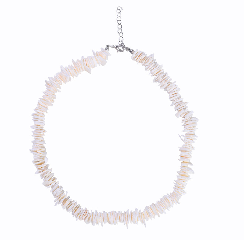 Amazon Hot Shell Necklace European And American Pearls Necklace Set Gravel Shell Fragment Necklace For Women Necklace