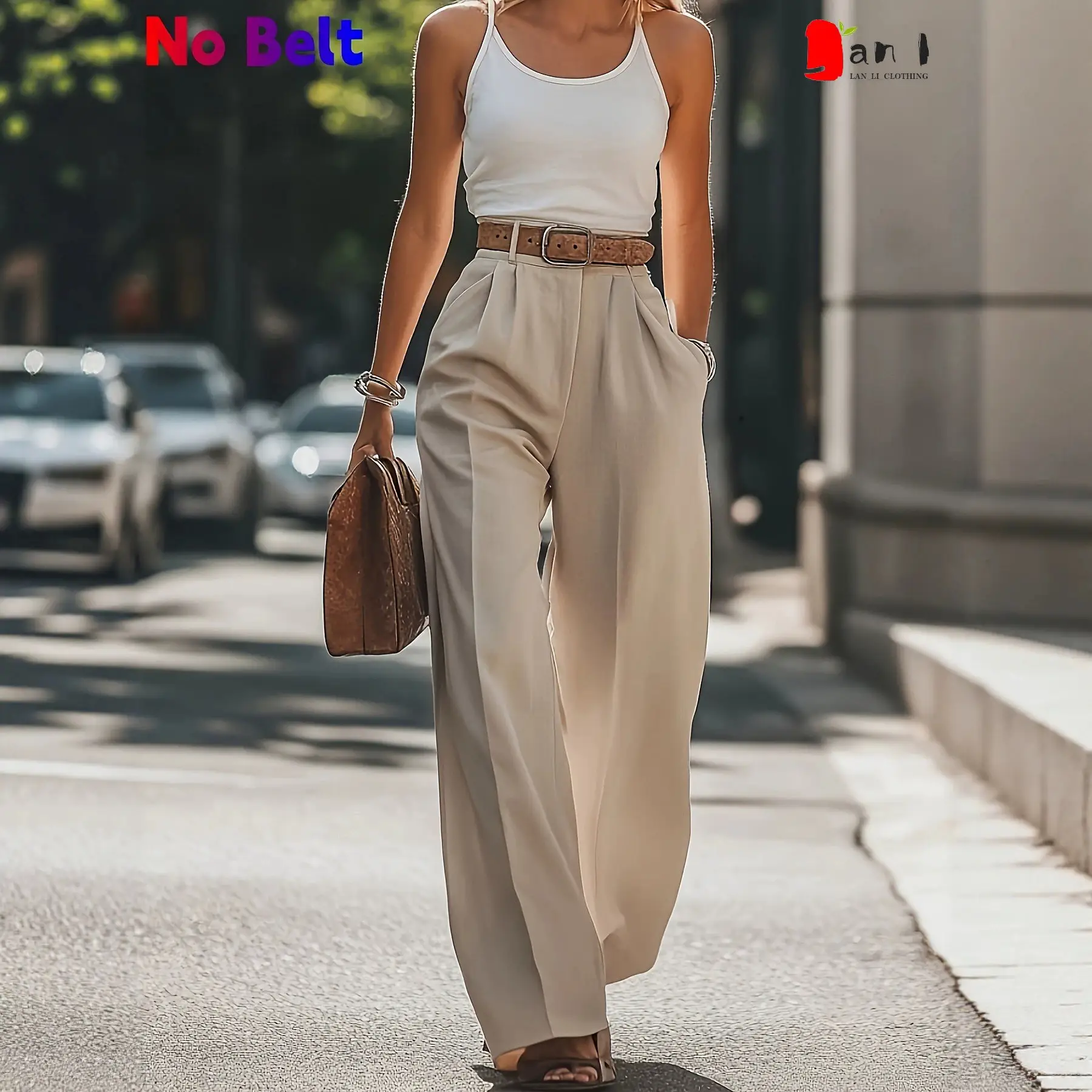Loose-fitting Casual High-waisted Summer Pants