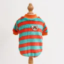 Green Orange Stripes