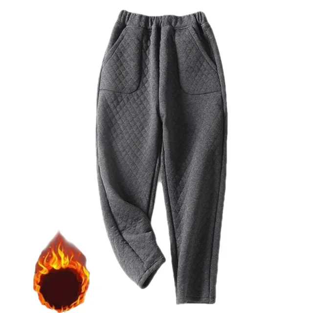 Fashion Leisure Warm Trousers For Women Gray - Shop at LoveMi