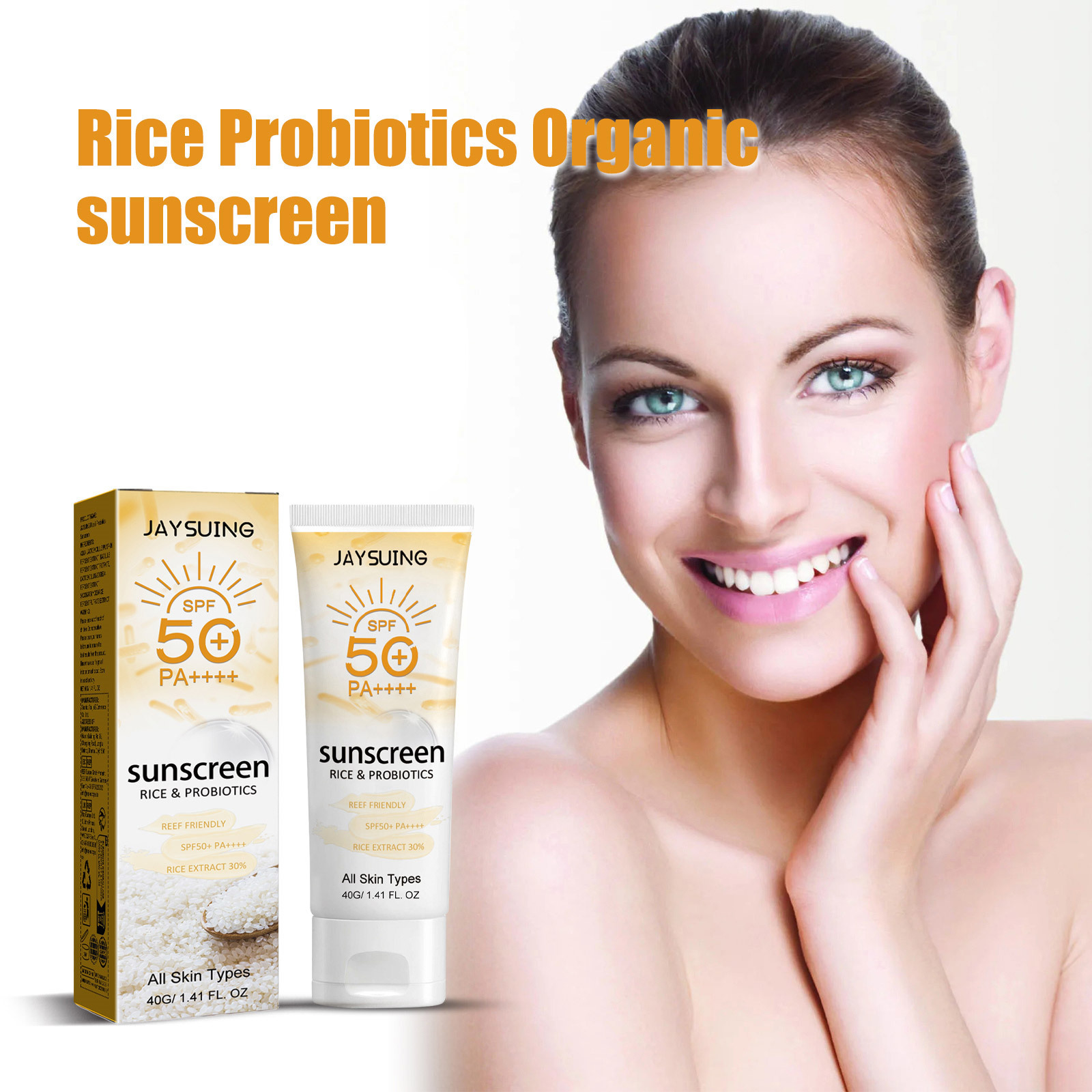 Title 4, Probiotics Rice Organic Protective Cream Protec...