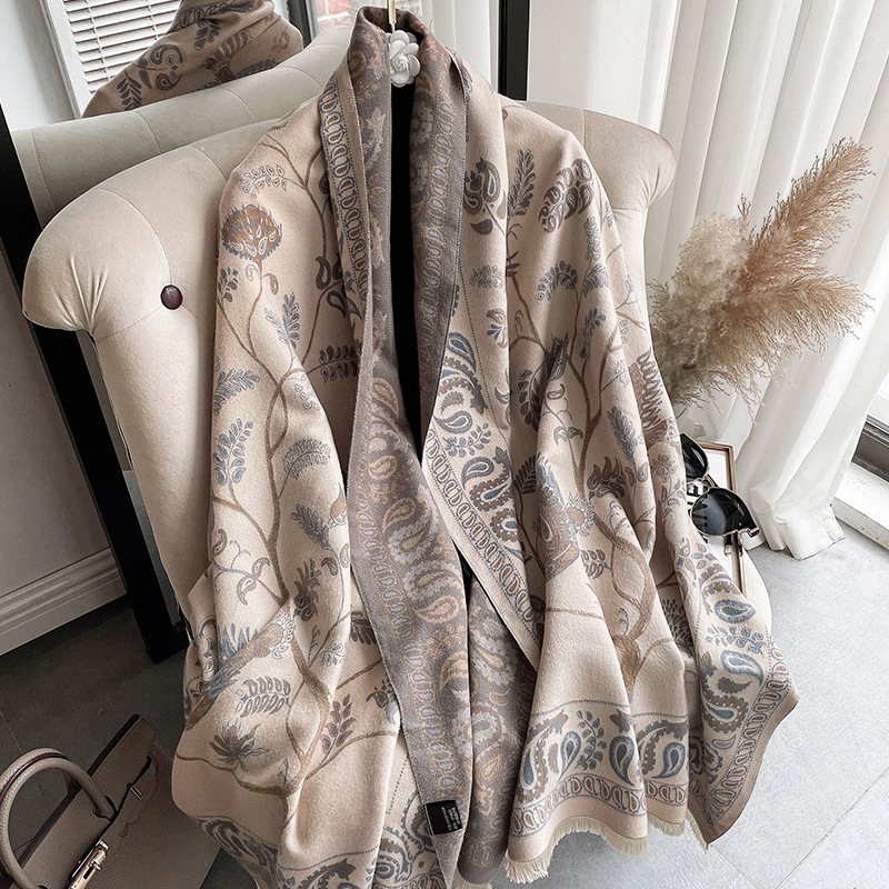 Cashmere-like Sunscreen Shawl Air-conditioned Room Silk Scarf