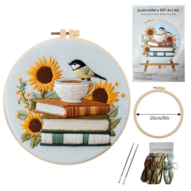 New Embroidery Bird Sunflower Series Material Package Bird Sunflower - Shop at LoveMi