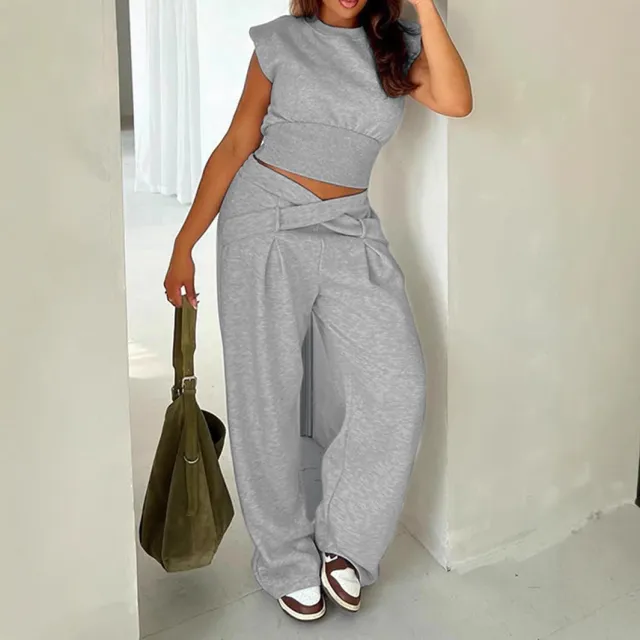 Fall Winter Casual Women's Suit Silver Gray - Shop at LoveMi