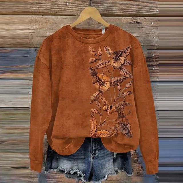 Long Sleeve Art 3D Printed All matching Women's Sweater Hoo110 - Shop at LoveMi