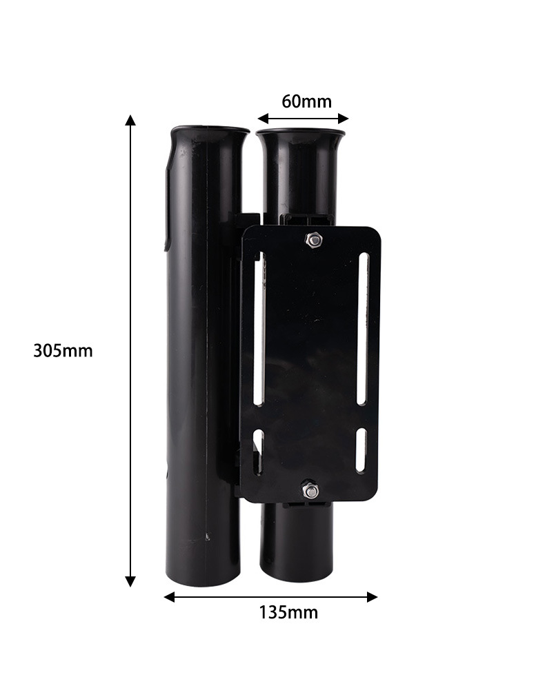 Motorcycle Electric Bicycle Fishing Rod Rack Pipe Clamp