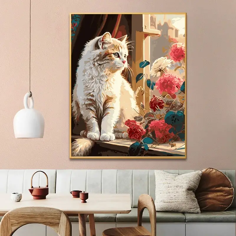 Digital Oil Painting Coloring Frameless