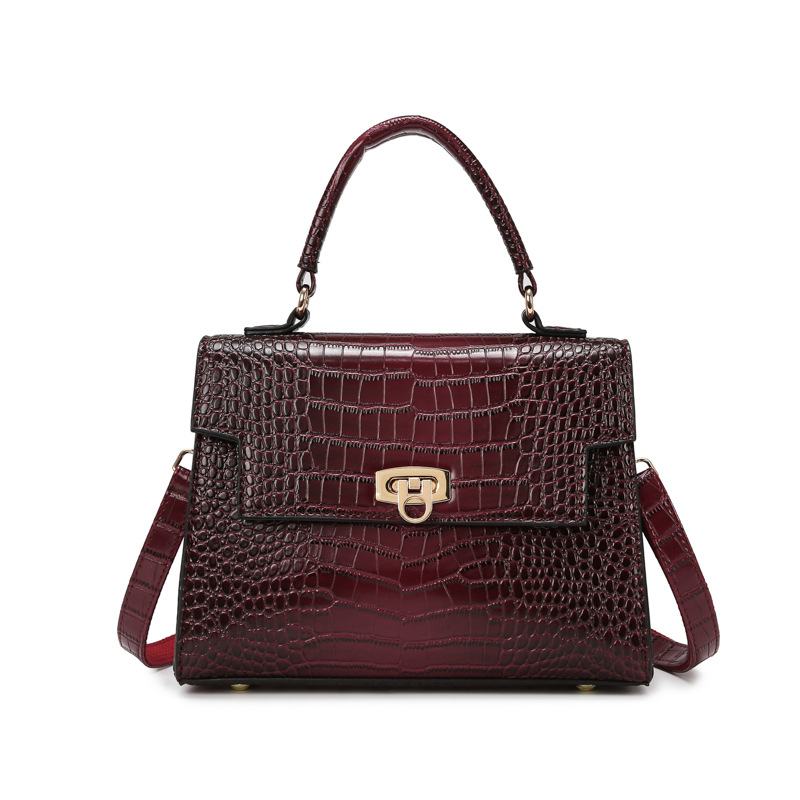 Tote bag en PU motif crocodile — 5 coloris 4