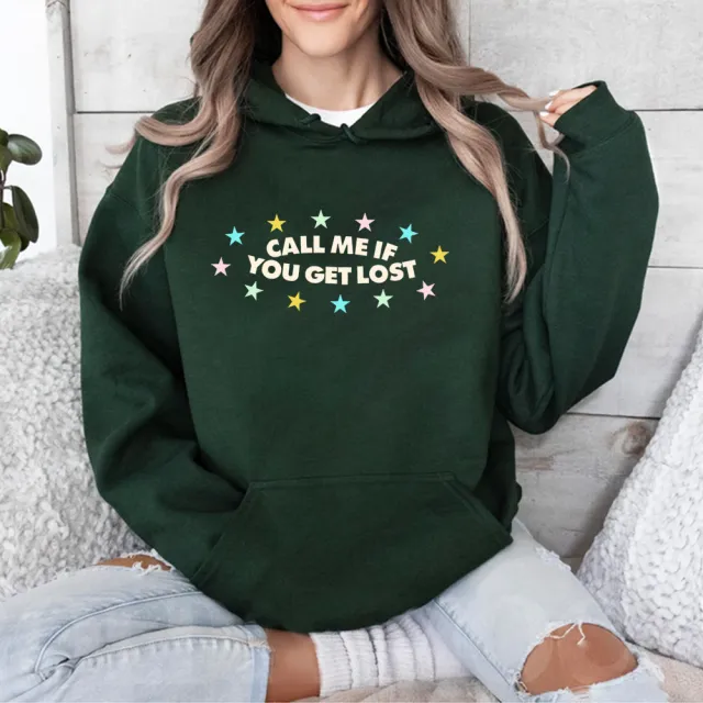 If You Get Lost Call Me Hoodie Darkgreen - Shop at LoveMi