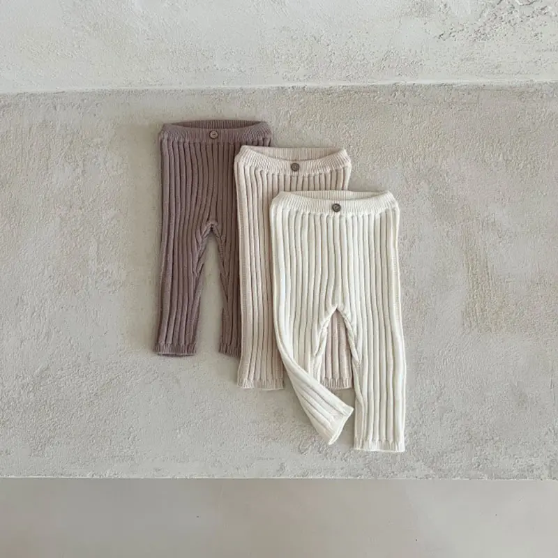 Infant Toddler Home Wearable Sunken Stripe Knitted