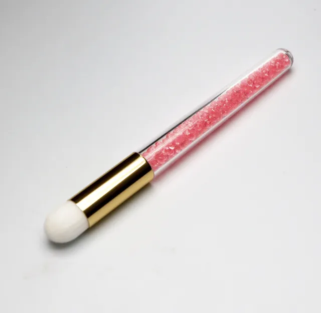 Mousse Cleaning Brush Sequin Model Eye Shadow Brush Diamond Pink - Shop at LoveMi
