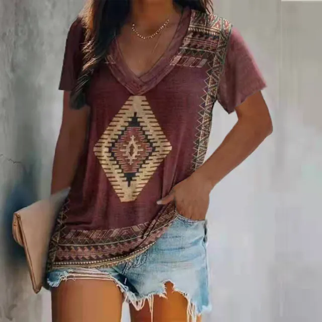 Ethnic Style Two Layers Collar Short Sleeve Sz155 4Xl - Shop at LoveMi