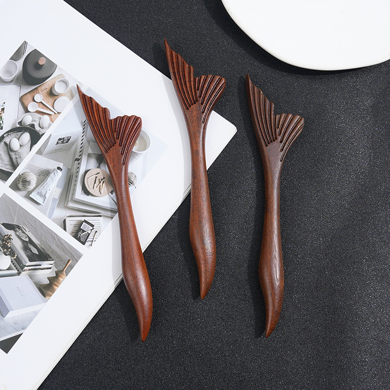 Wooden Women's Chinese Style Headdress Animal Hairpin 16