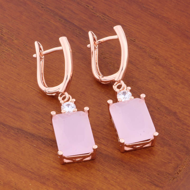 Stylish Vintage And Sophisticated Zircon Drop Earrings