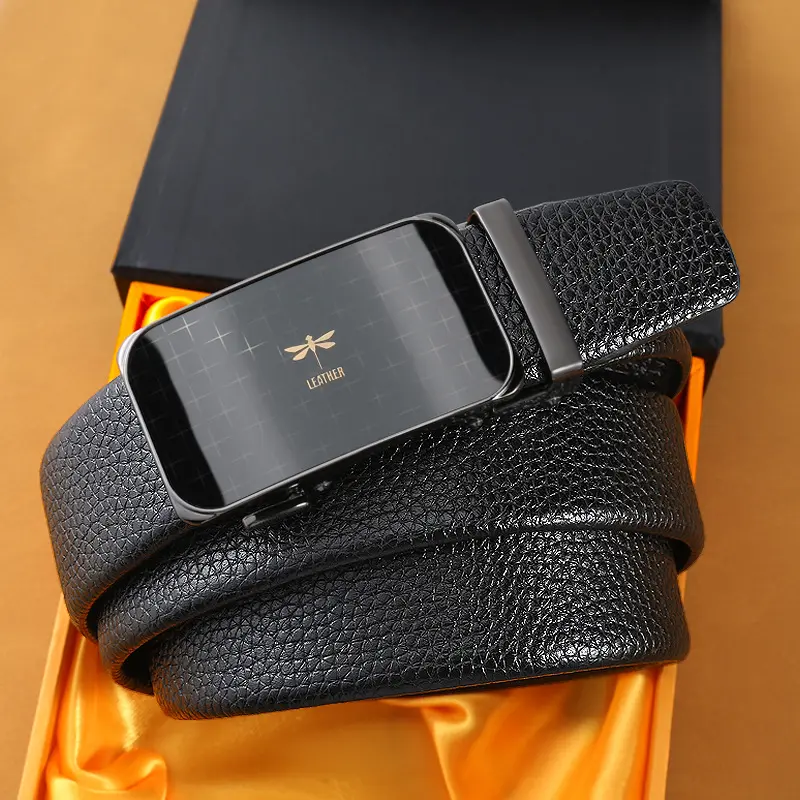 Mens Casual Business Belt Made Of Split