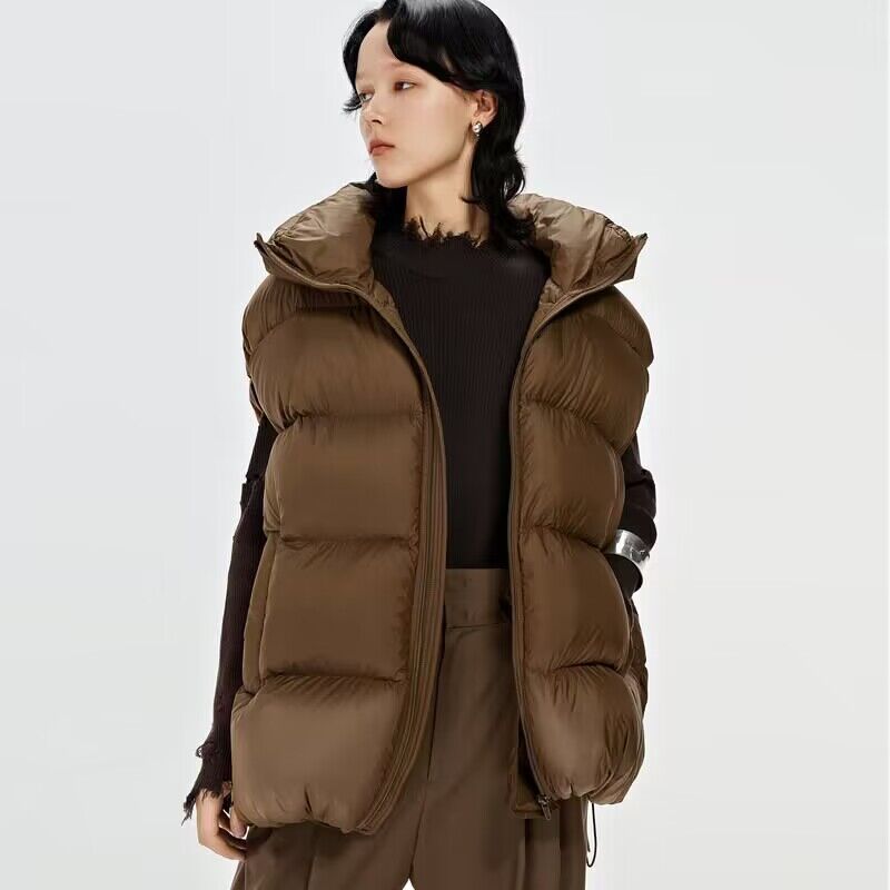 Autumn And Winter New White Duck Down Vest