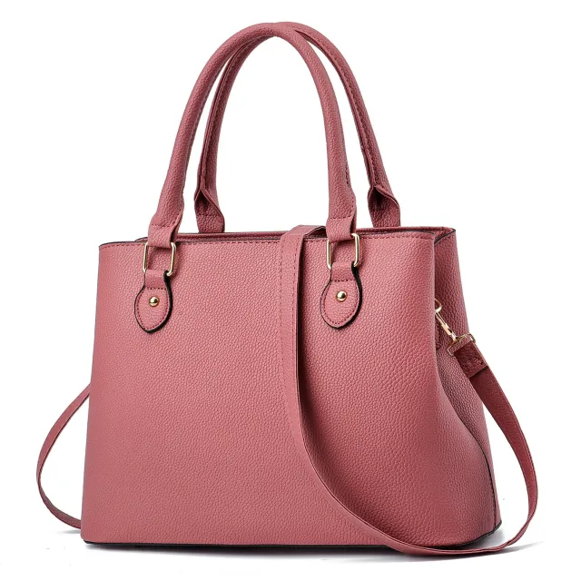 Handbag Women's Simple Shoulder Rubber Powder - Shop at LoveMi