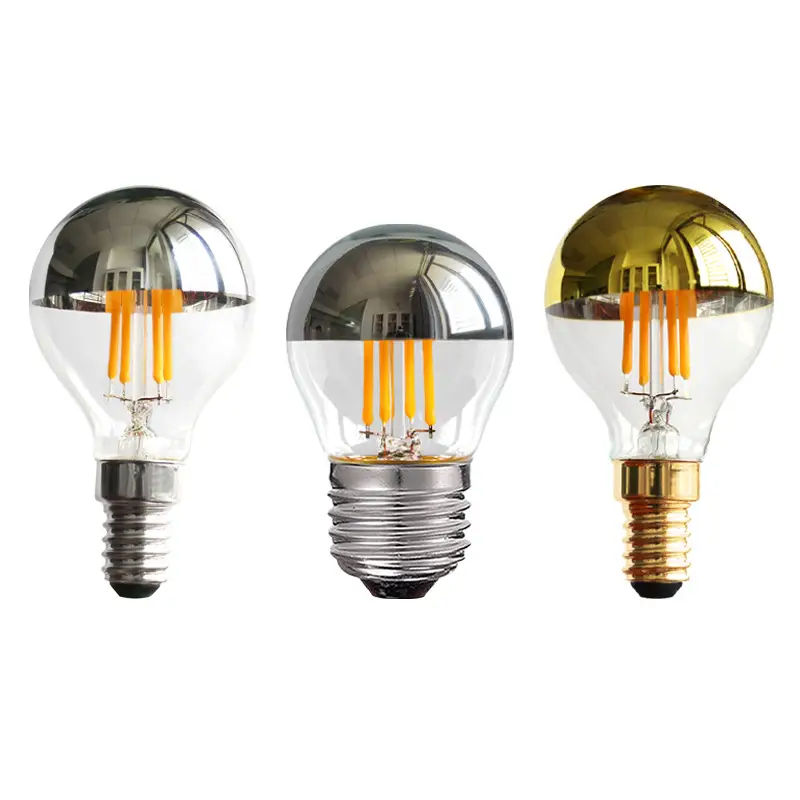 LED Shadowless Lamp G45 Semi-gold Plated Silver Plated