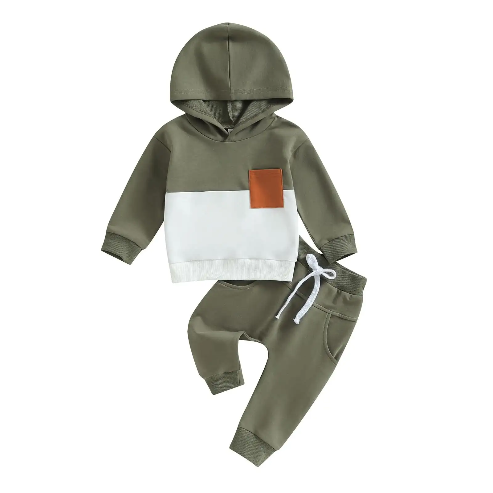 SpringSummer New Arrival Color-Block Boys Set