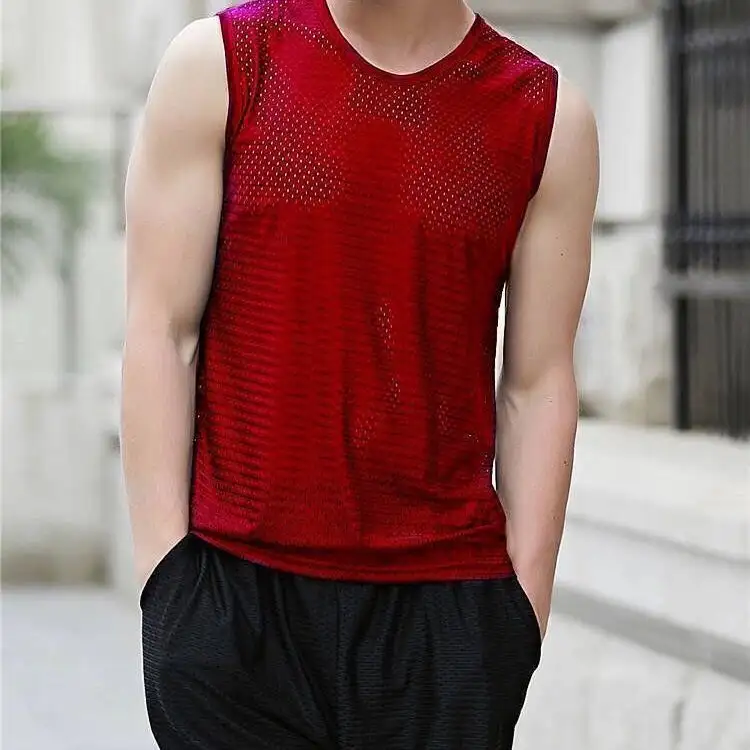 Quick-drying Breathable Plus Size Bottoming Shirt Wide Shoulder Vest