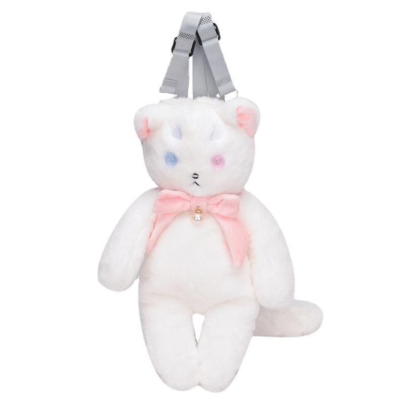 Children's Plush Cute Cat Mobile Phone Creative Cartoon Backpack