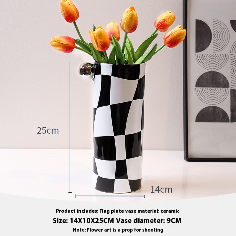 Chessboard Vase