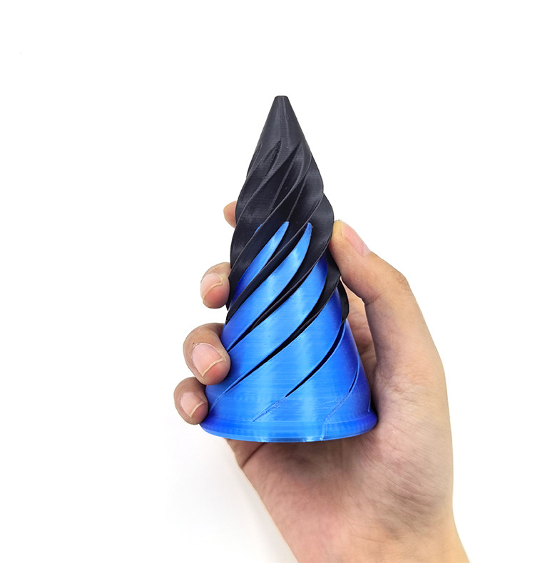 Title 5, 3d Printing Spiral Cone Toy Rotating Decompress...